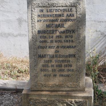DYK Michail Burgert, van 1870-1938 &amp; Martha M.C. BEUKES 1876-1965