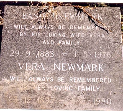 NEWMARK Bas?? 1883-1976 &amp; Vera 1897-1980