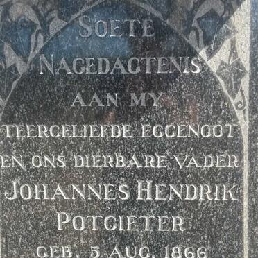 POTGIETER Johannes Hendrik 1866-1940