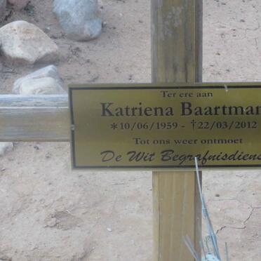 BAARTMAN Katriena 1959-2012