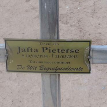 PIETERSE Jafta 1954-2013