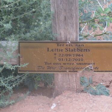 SLABBERTS Lettie 1964-2010