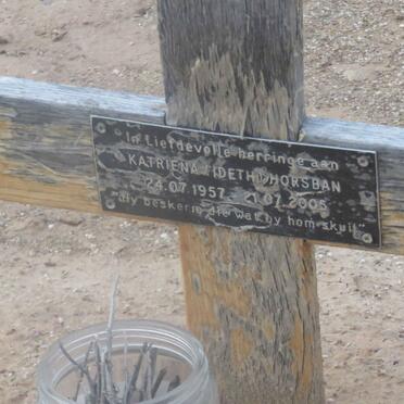 HORSBAN Katriena 1957-2005