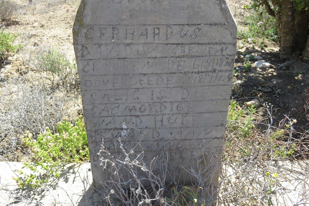 GREUNEN Gerhardus David, van 18??-1949