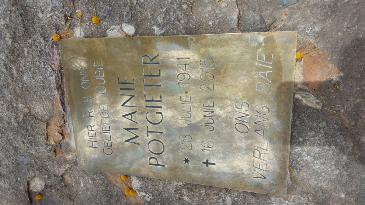 POTGIETER Hermanus Lambertus 1941-2015