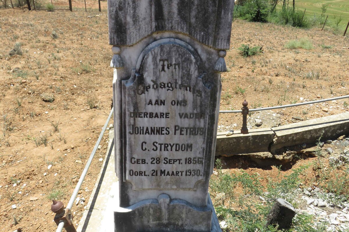 STRYDOM Johannes Petrus C. 1856-1930