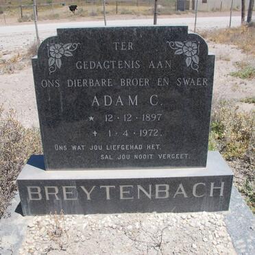 BREYTENBACH Adam C. 1897-1972