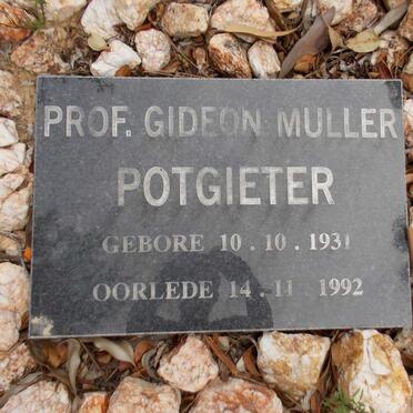 POTGIETER Gideon Muller 1931-1992