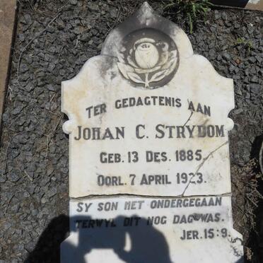 STRYDOM Johan C. 1885-1923