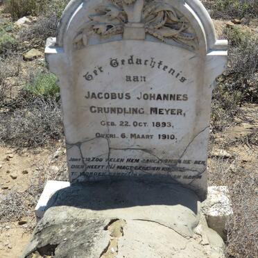 MEYER Jacobus Johannes Grundling 1893-1910