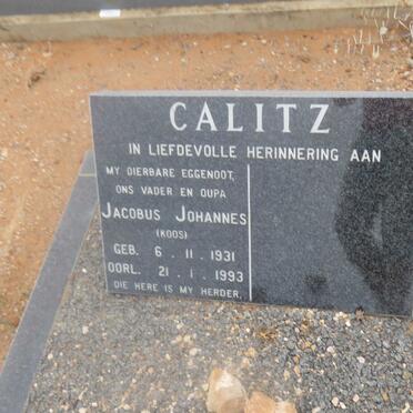 CALITZ Jacobus Johannes 1931-1993