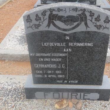 FOURIE Gerhardus J.C. 1913-1965