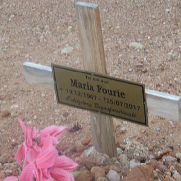 FOURIE Maria 1941-2017