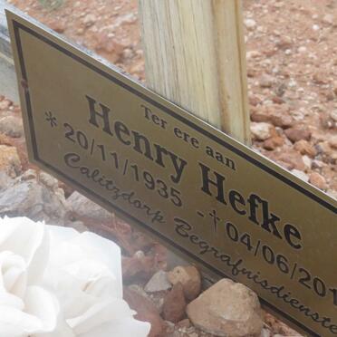 HEFKE Henry 1935-2016