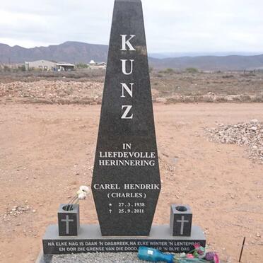 KUNZ Carel Hendrik 1938-2011