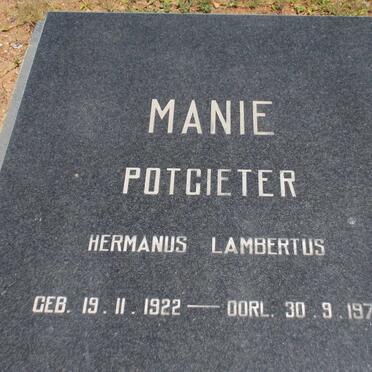 POTGIETER Hermanus Lambertus 1922-1971