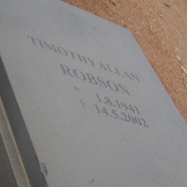 ROBSON Timothy Allan 1941-2002