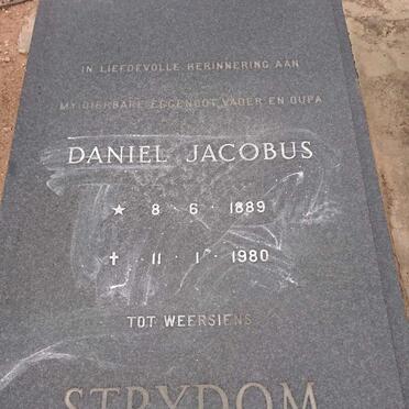 STRYDOM Daniel Jacobus 1889-1980