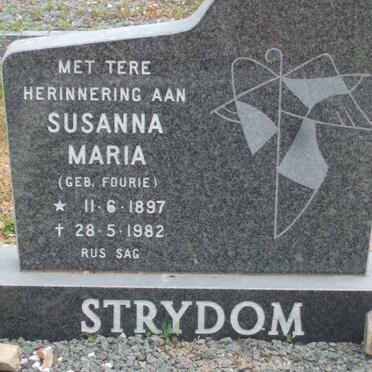STRYDOM Susanna Maria nee FOURIE 1897-1982