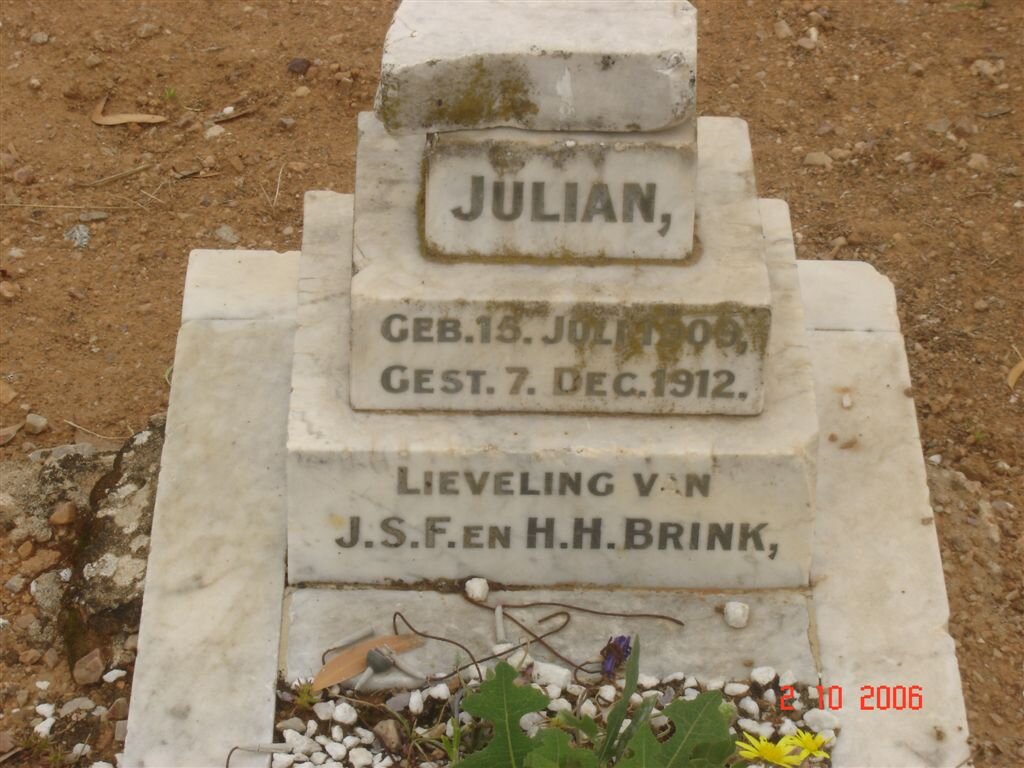 BRINK Julian 1909-1912