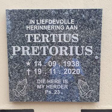 PRETORIUS Tertius 1938-2020