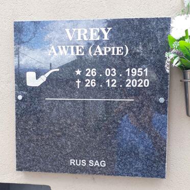 VREY Awie 1951-2020