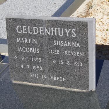 GELDENHUYS Martin Jacobus 1895-1988 &amp; Susanna FREYSEN 1913-