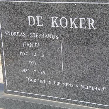 KOKER Andreas Stephanus, de 1927-1982
