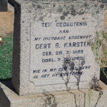 KARSTEN Gert S. 1889-1960