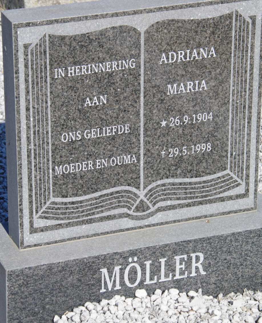 MOLLER Adriana Maria 1904-1998