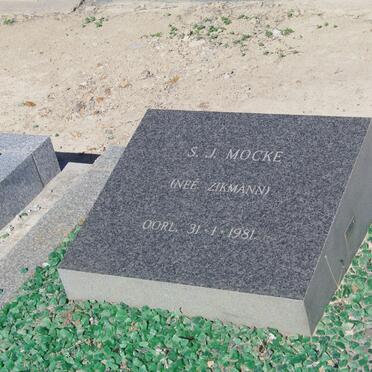 MOCKE S.J. nee ZIKMANN -1981