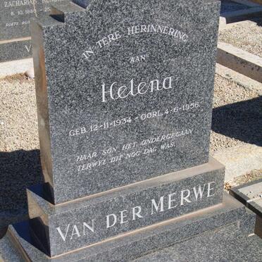 MERWE Helena, van der 1934-1956