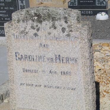MERWE Caroline, v.d. -1952