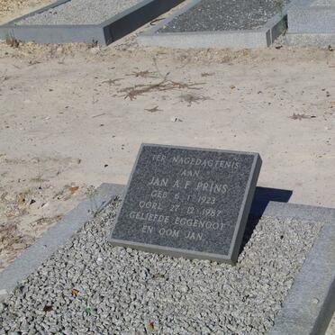 PRINS Jan A.F. 1923-1987