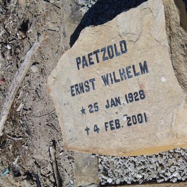 PAETZOLD Emil Ernst 1881-1965 :: PAETZOLD Ernst Wilhelm 1918-2001