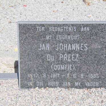 PREEZ Jan Johannes, du 1917-1995