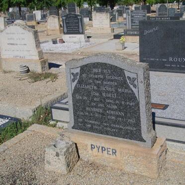 PYPER Hendrik Adriaan 1872-1963 &amp; Elizabeth Jacoba Maria SLOET 1871-1949