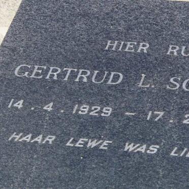 SCHULTZ Gertrud L. 1929-1968