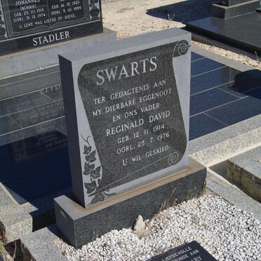 SWARTS Reginald David 1914-1976 &amp; Eileen Mary 1918-2003