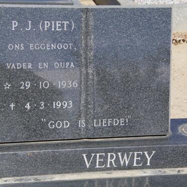 VERWEY P.J. 1936-1993