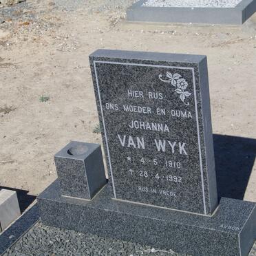 WYK Johanna, van 1910-1992