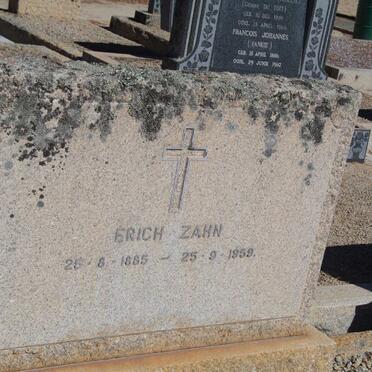 ZAHN Erich 1885-1959
