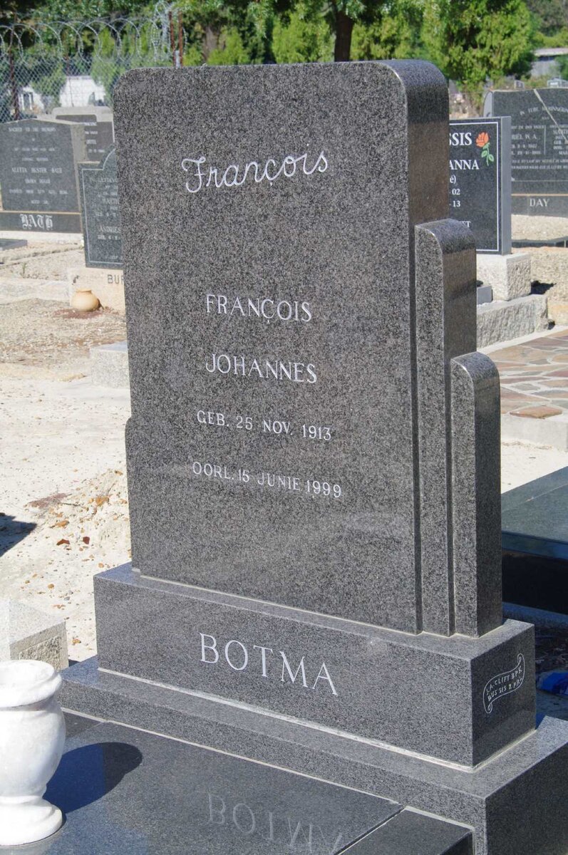 BOTMA Francois Johannes 1913-1999 &amp; Jacoba Fredrika BURGER 1911-1955 :: BOTMA Anna Johanna nee NEL 1926-1994