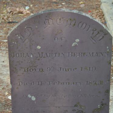 BERGMANN Johan Martin 1819-1873