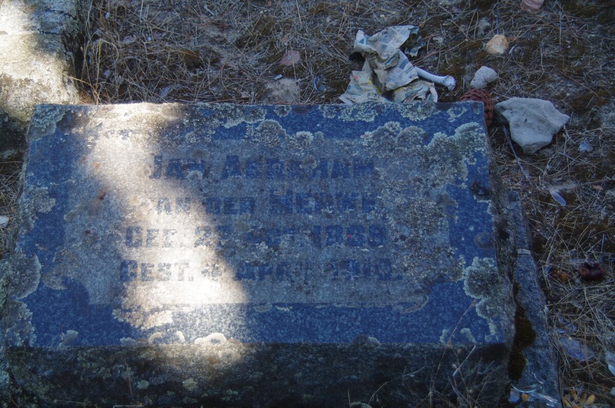 MERWE Jan Abraham, van der 1839-1910