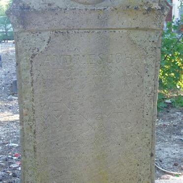 ERASMUS Andries Johannes 1898-1919