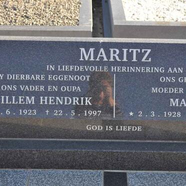 MARITZ Willem Hendrik 1923-1997 &amp; Malie 1928-