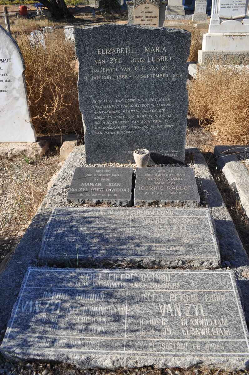 ZYL, van :: LUBBE :: WERNER :: DUNNINGHAM :: GAYBBA