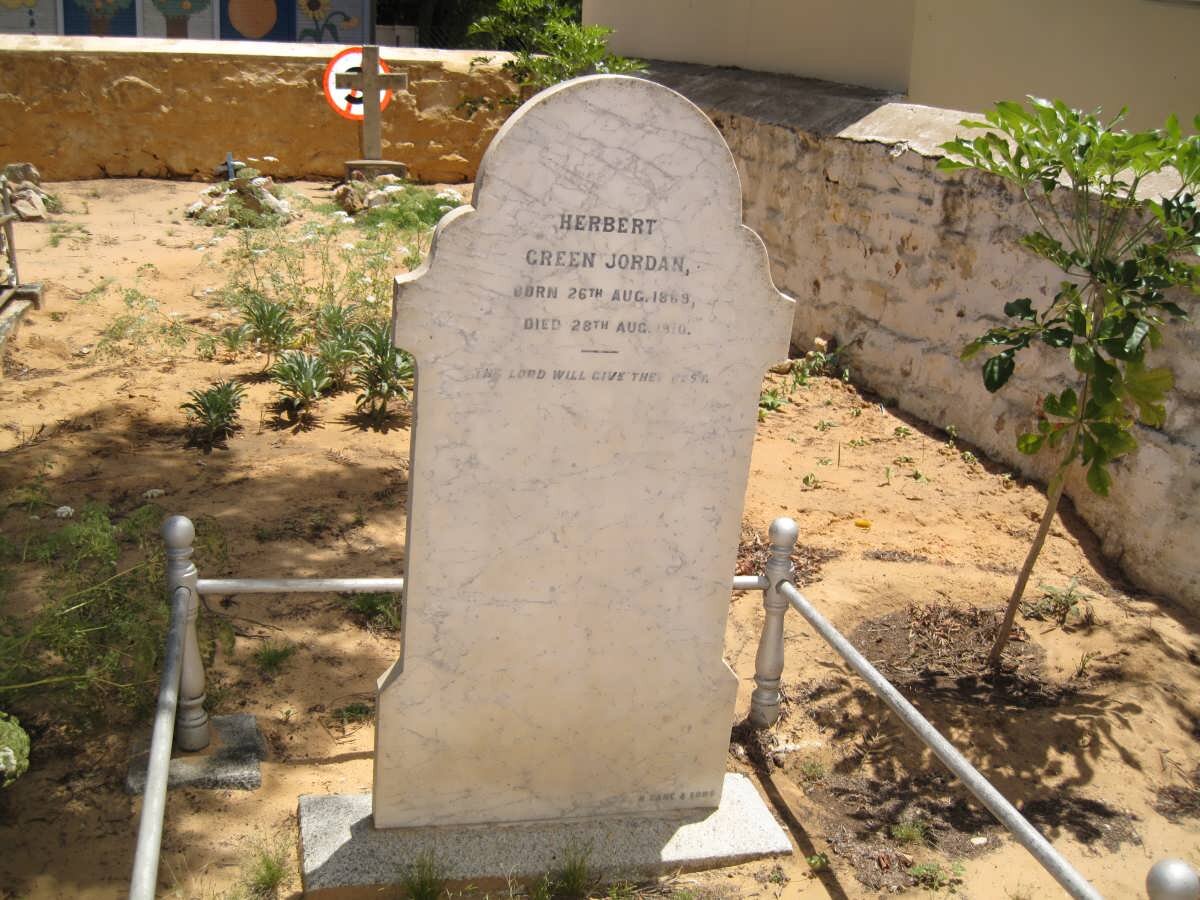 JORDAN Herbert Green 1869-1910