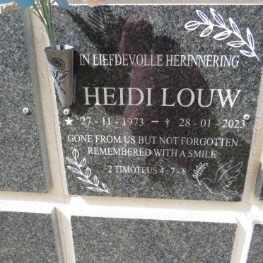 LOUW Heidi 1973-2023
